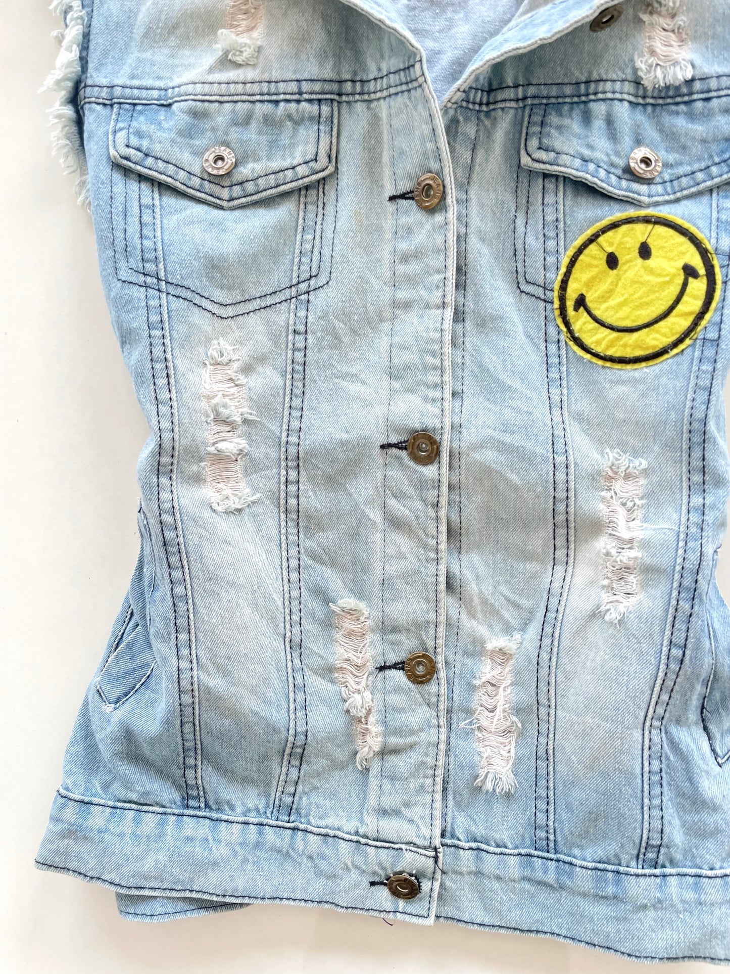 Denim Vest-Chest 36
