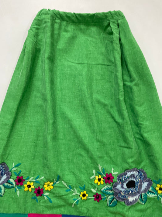 Embroidered Cotton Skirt-Waist 20 to 28