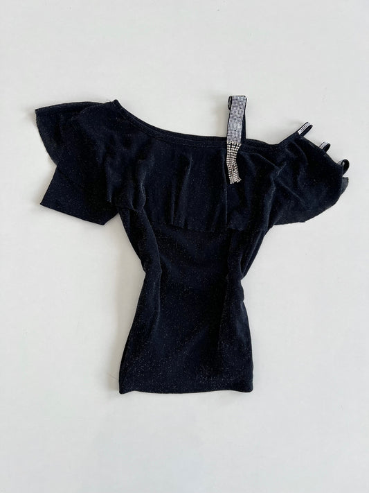 Rhinestone Shimmer Top-Bust 34 to 36