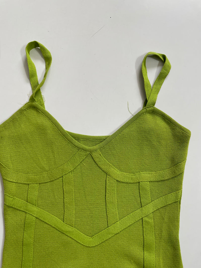 Green Knit Top-Bust 30 to 32