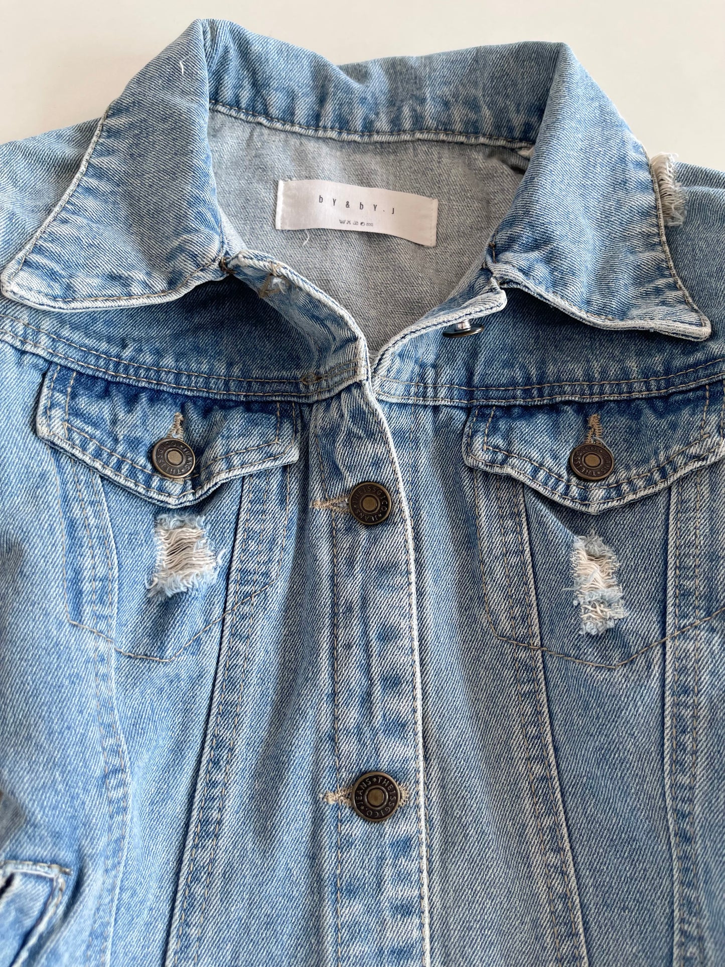 By & By Denim Jacket-Bust 34