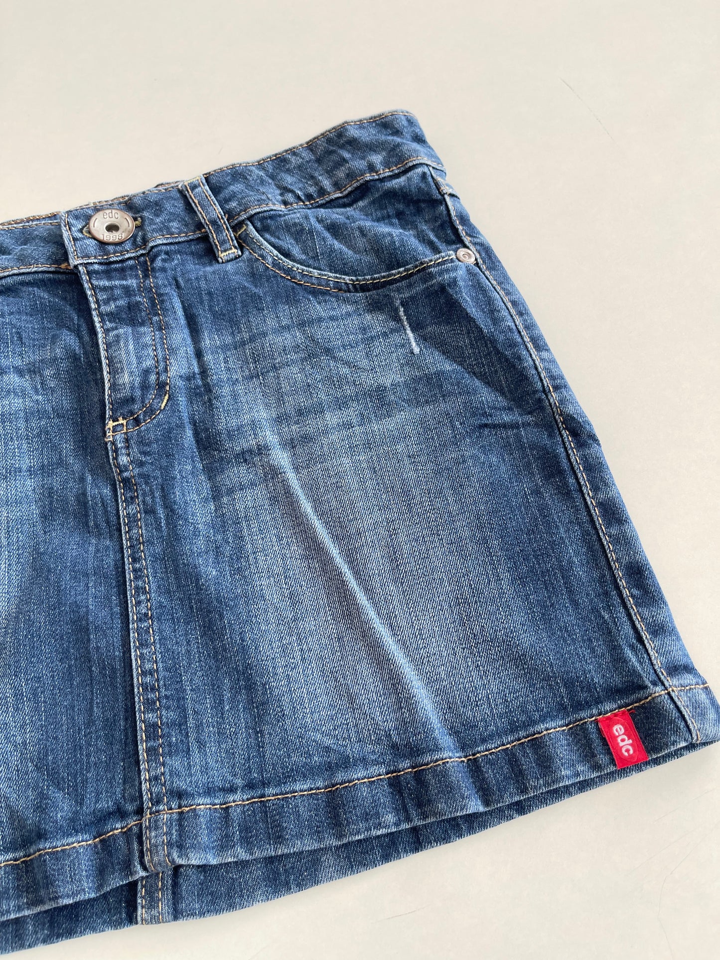 Edc Denim Skirt-Waist 32
