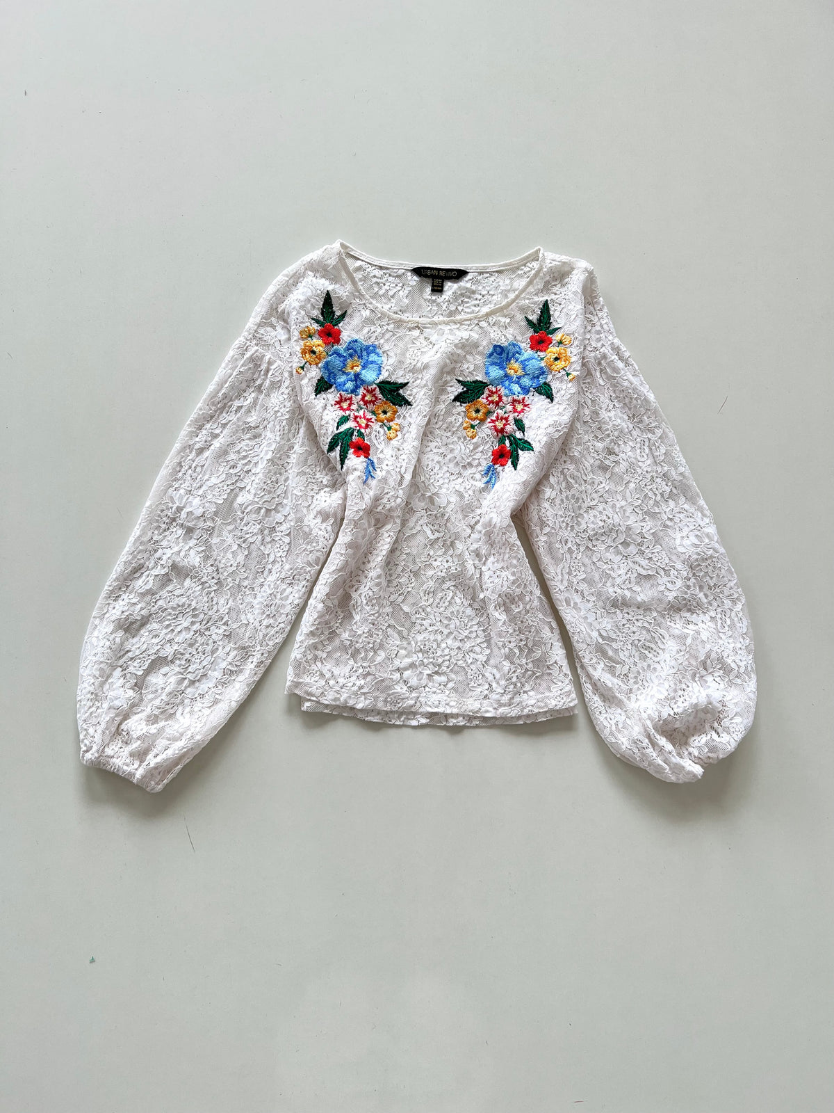 Urban Revivo Embroidered Top-Bust 42