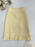 Load image into Gallery viewer, Butter Yellow Skirt-Waist 28