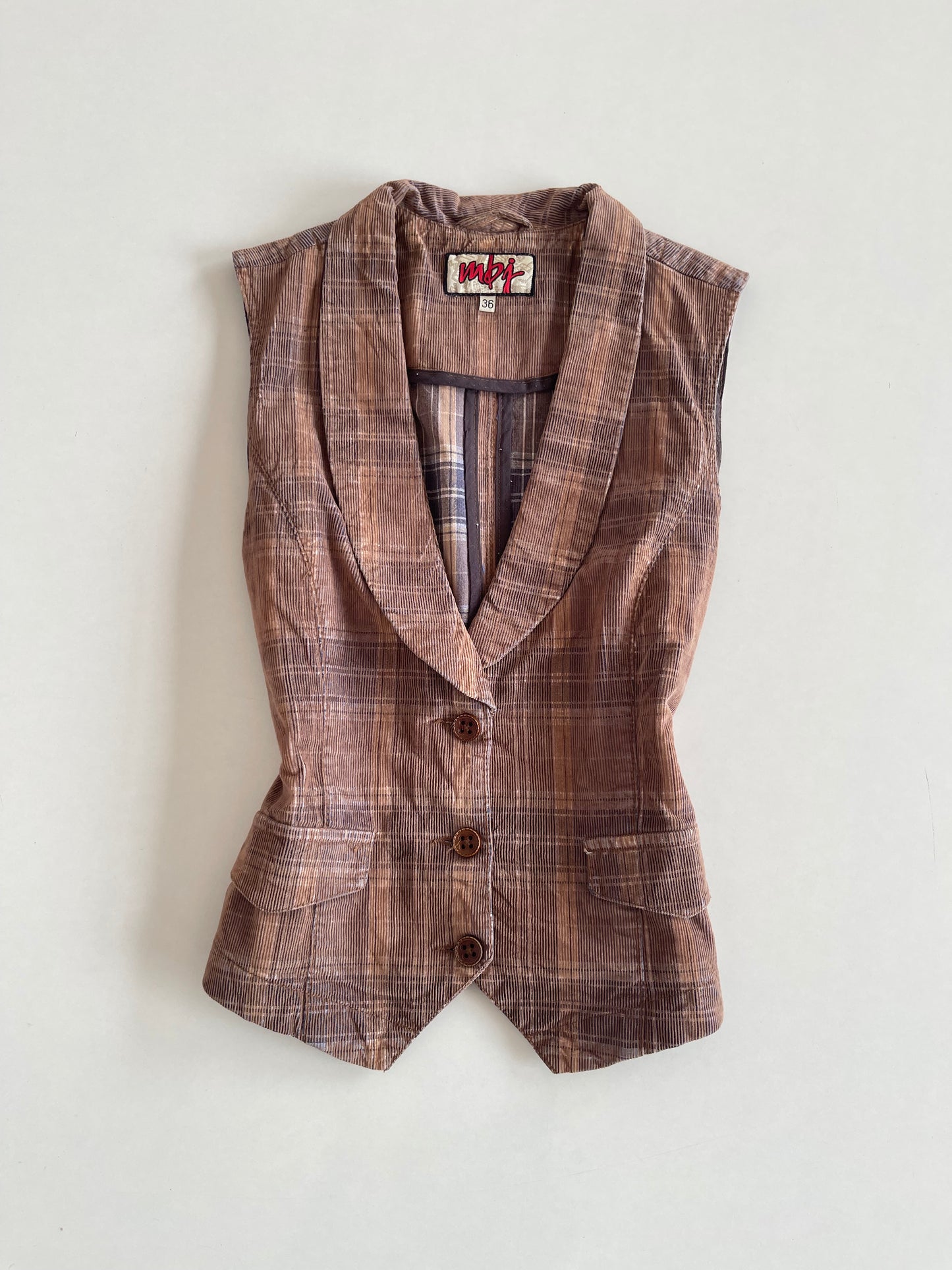 Mbj Vintage Waistcoat-Bust 32