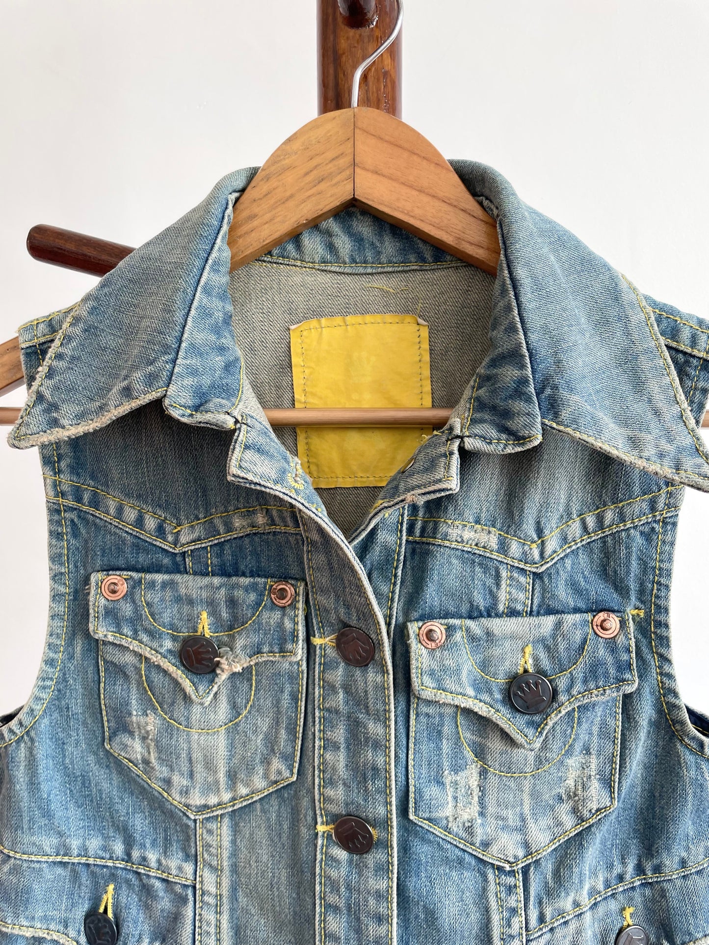 Denim Vest-Bust 32