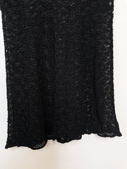 Sheer Crochet Top-Bust 38 to 42