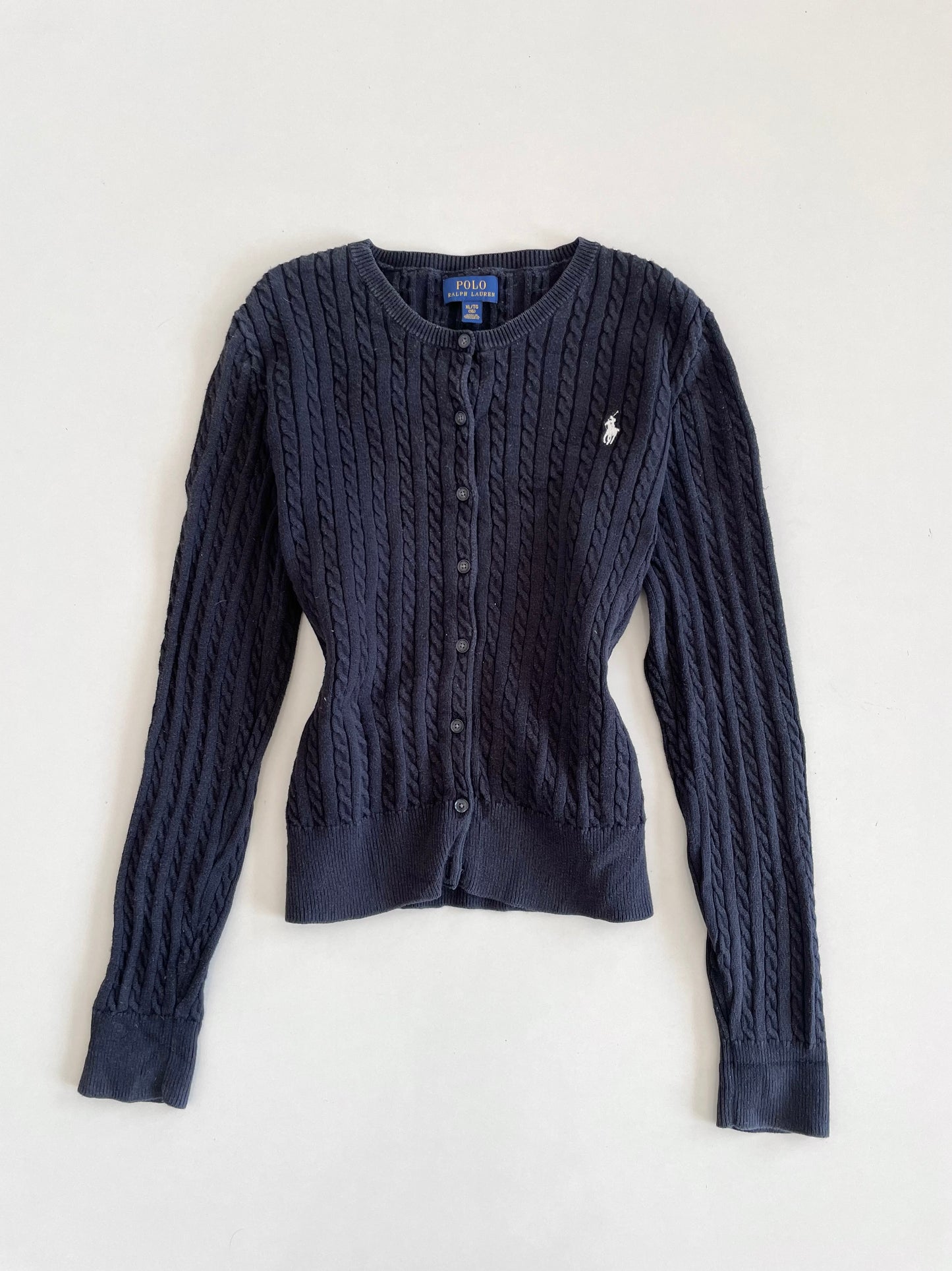 Ralph Lauren 100% Cotton Vintage Cardigan-Bust 36