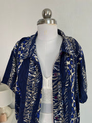 SHADES OF BLUE PRINTED SHIRT - BUST 42