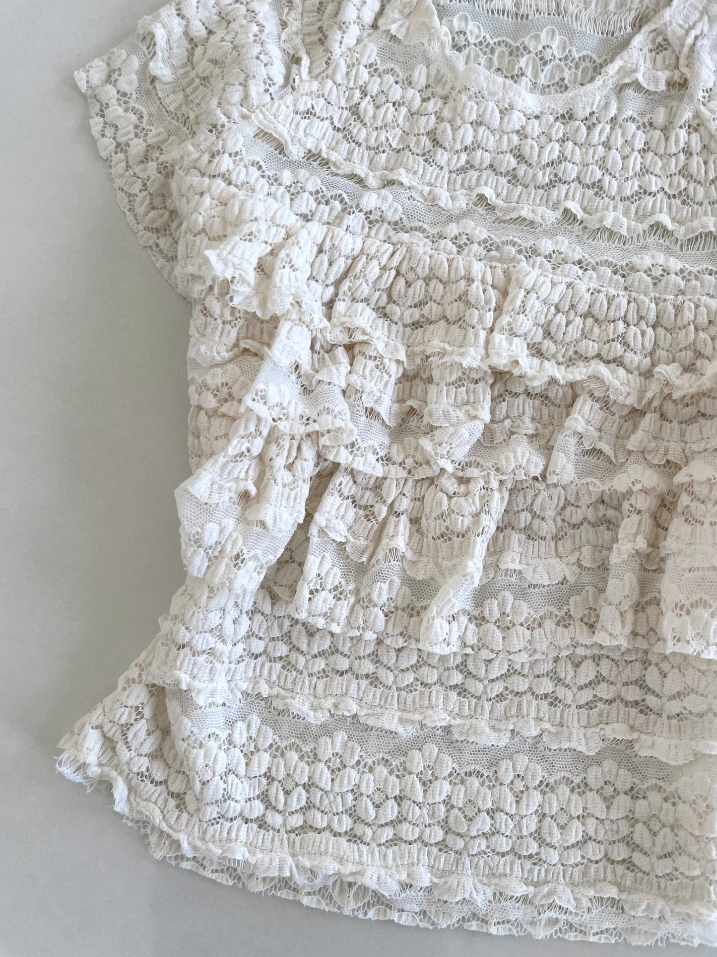 Sheer Lace Top-Bust 30 to 32