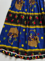 Load image into Gallery viewer, Blue Basket Skirt-Waist 24 to 26
