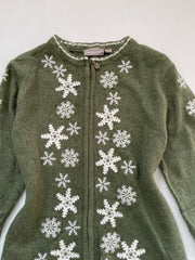 Croft & Barrow Embroidered 
Christmas Sweater-Bust 38