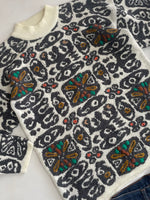 Load image into Gallery viewer, Vintage Embroidered Sweater-Bust 43
