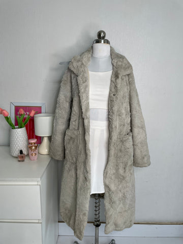 OCTOBER MIST FUR COAT - BUST 38