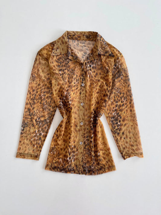 Vintage Sheer Shirt-Bust 48