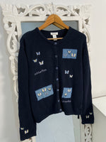 Load image into Gallery viewer, Christopher&amp;Banks Embroidered Sweater-Bust 44
