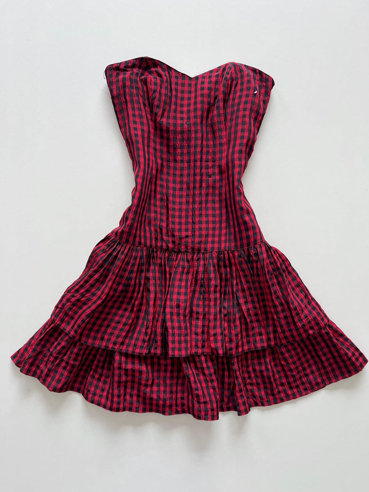 Jean Paul Gingham Dress-Bust 32