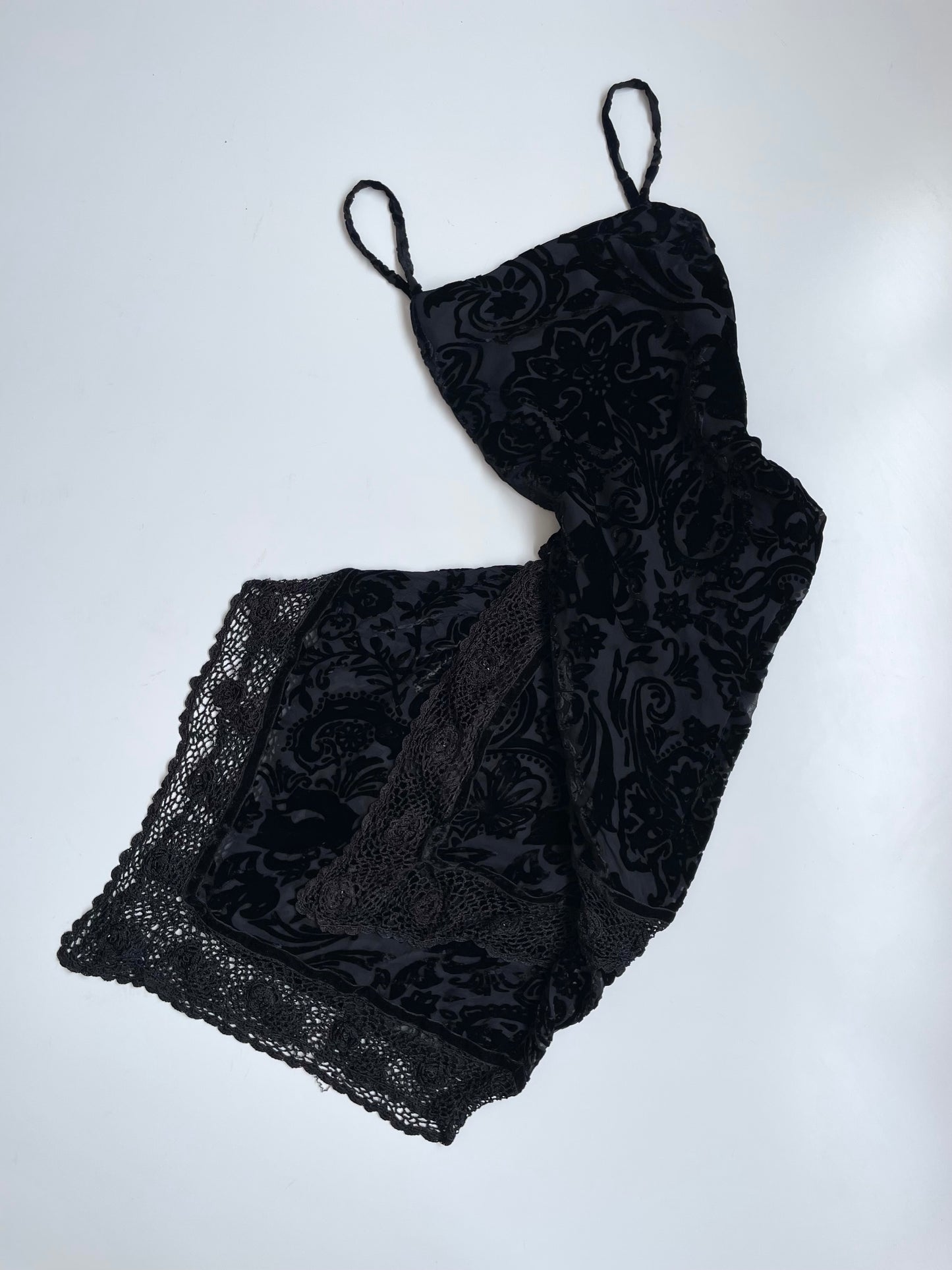 Laura Ashley Velvet Vintage Dress-Bust 36