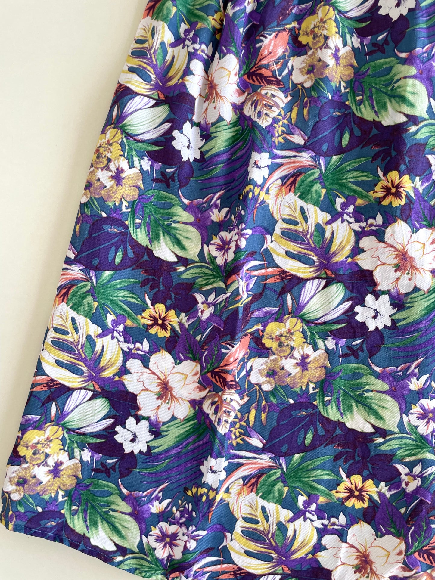 Floral Vintage Skirt-Waist 22 to 28