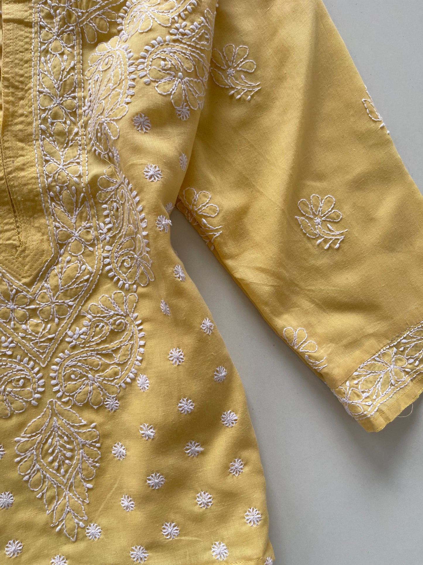 Embroidered Cotton Top-Bust 42