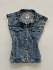 Bubble Denim Top-Bust 42