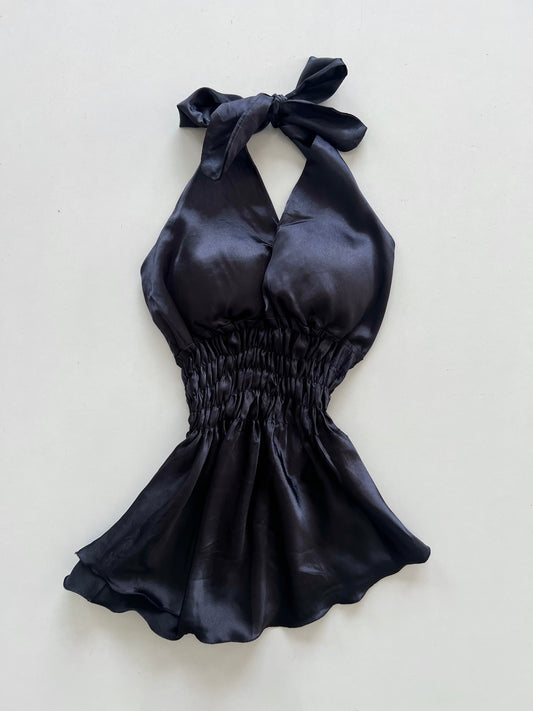 Satin Halter Top-Bust 30 to 32