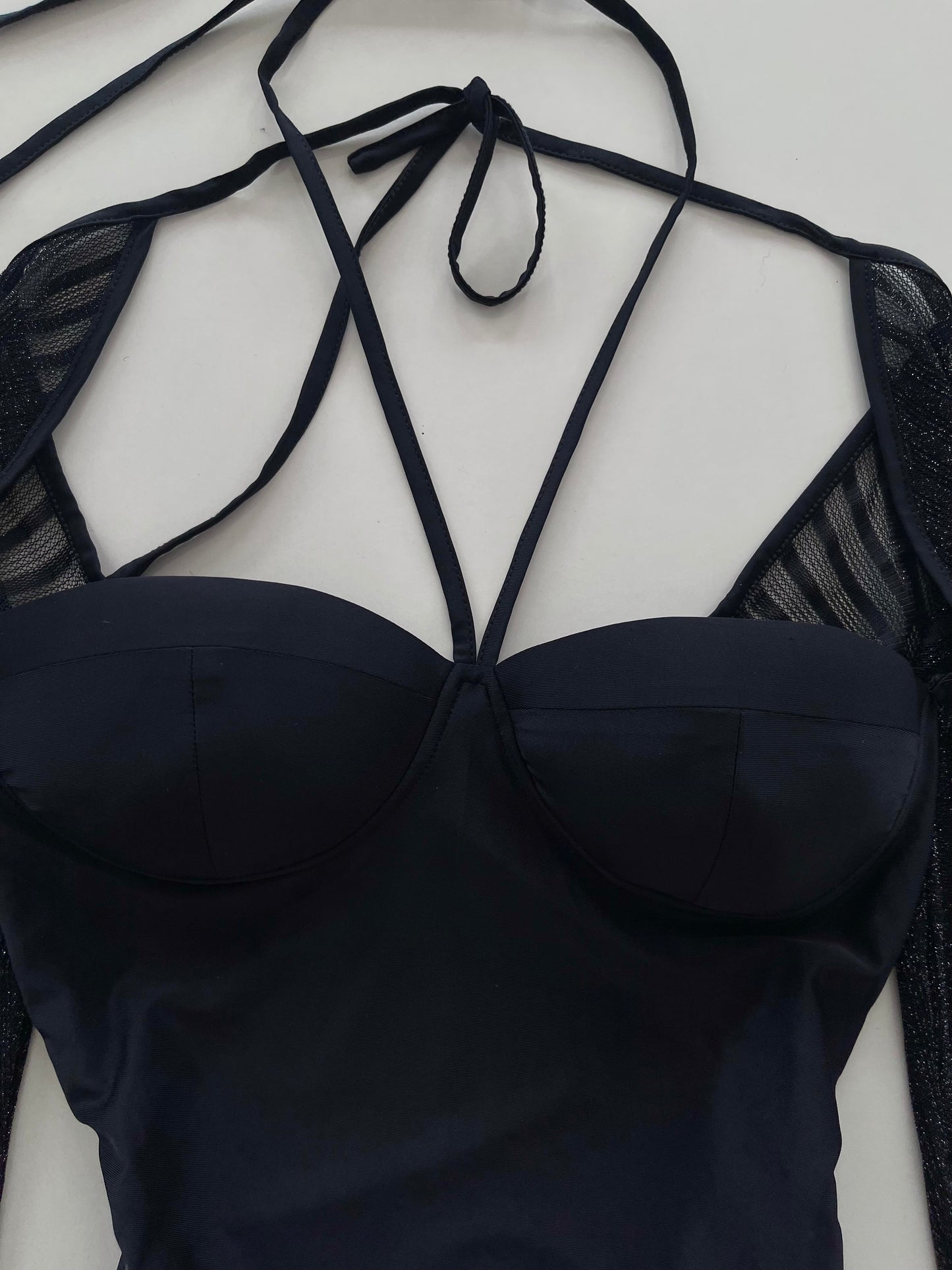 Shimmer Halter Bodysuit-Bust 38 to 40