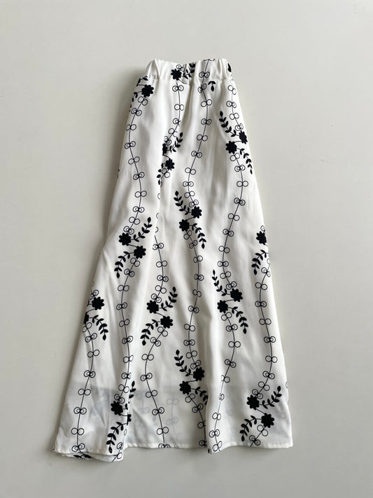 Vintage Flower Skirt-Waist 28 to 30