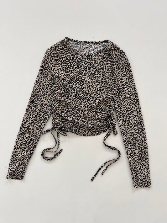Animal Print Y2k Top-Bust 32 to 34