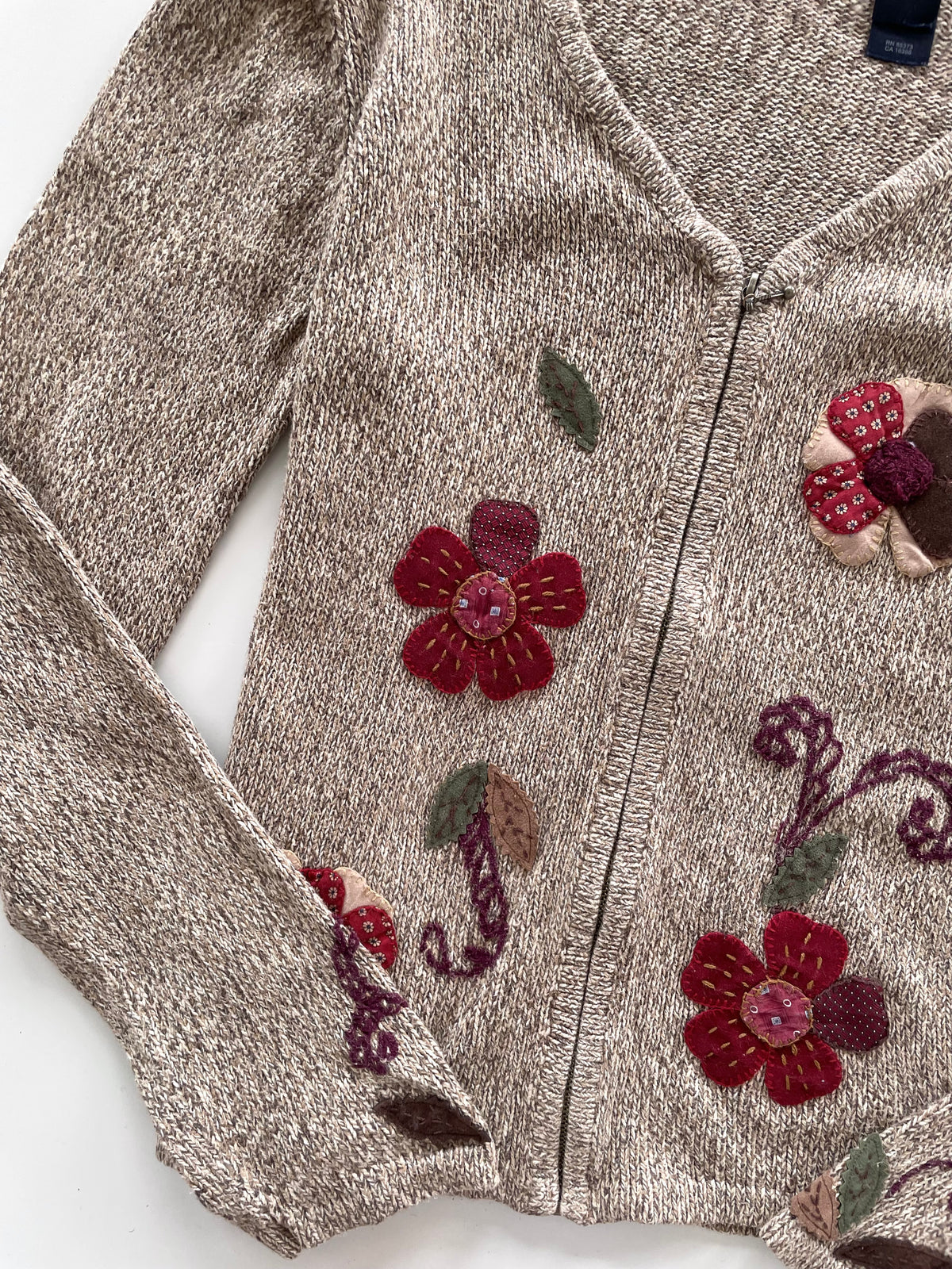 Crazy Horse Embroidered Sweater-Bust 38