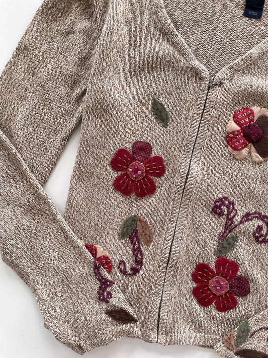Crazy Horse Embroidered Sweater-Bust 38