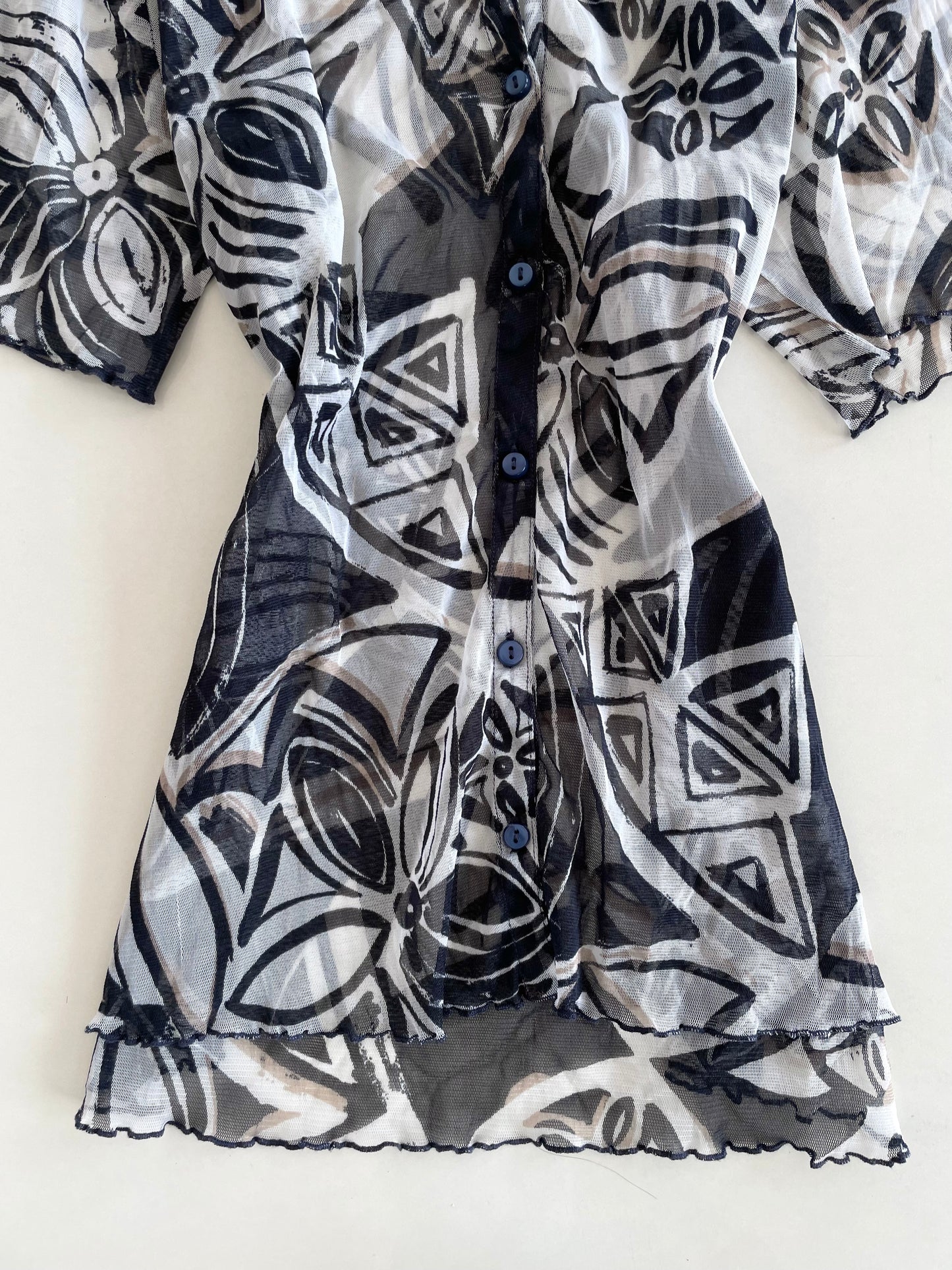 Vintage Sheer Shirt-Bust 36 to 38