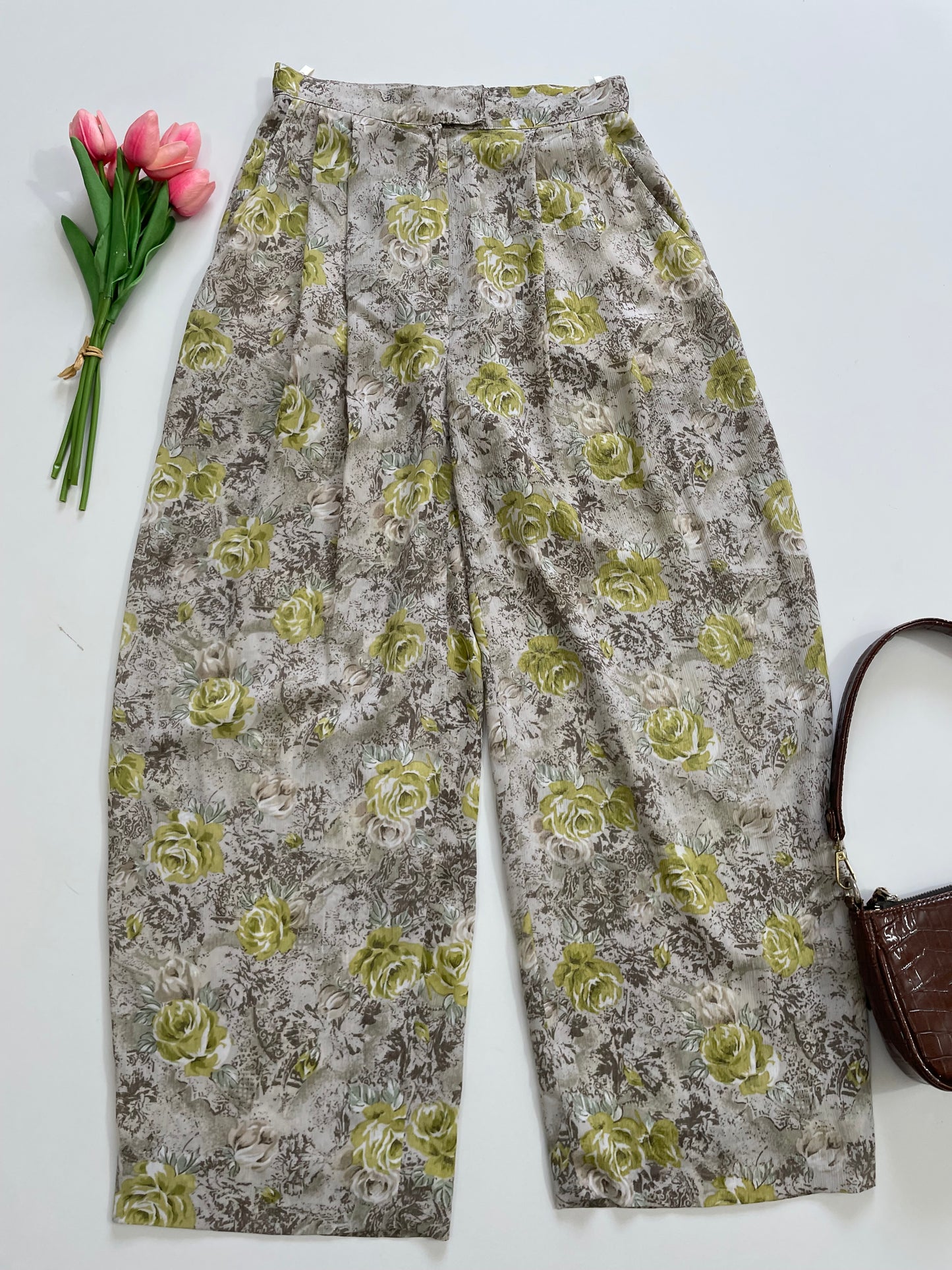 Moddrin Floral Pants-Waist 26