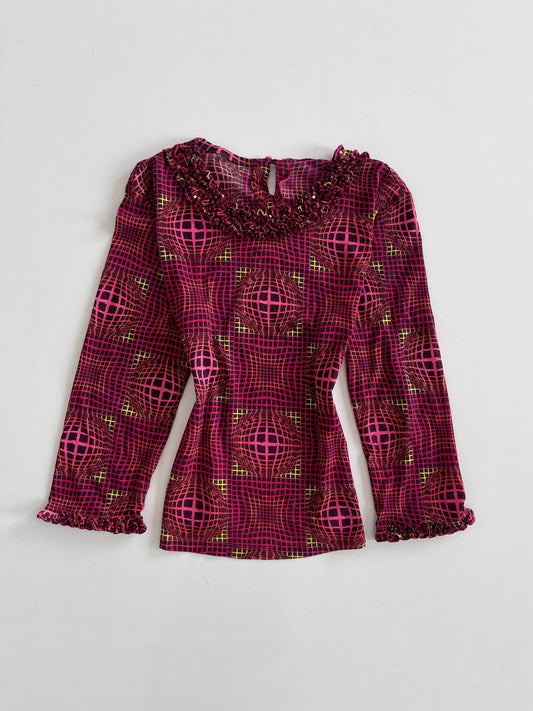 Ruffle Vintage Top-Bust 40 to 42