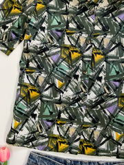 Abstract Print Shirt-Bust 34