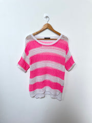 Sheer Crochet Top-Bust 46 to 50