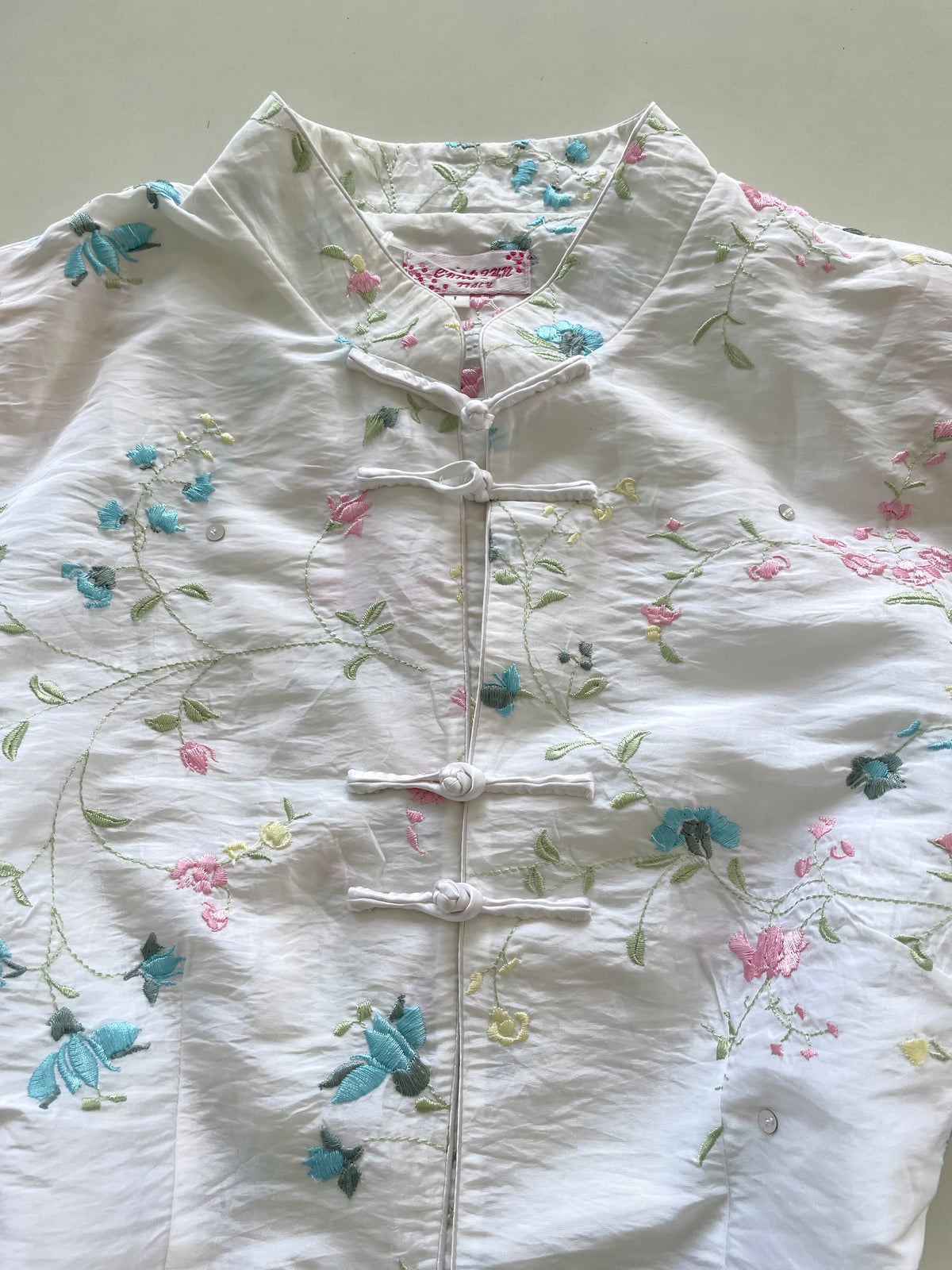Chinese Embroidered Vintage Top-Bust 38