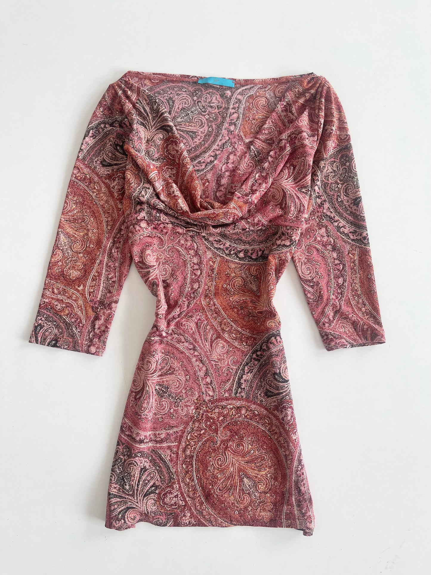 Jad Cowl Neck Shimmer Top-Bust 36 to 38