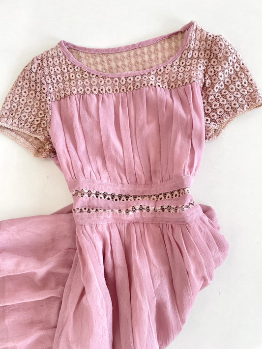 Blush Pink Dress-Bust 34