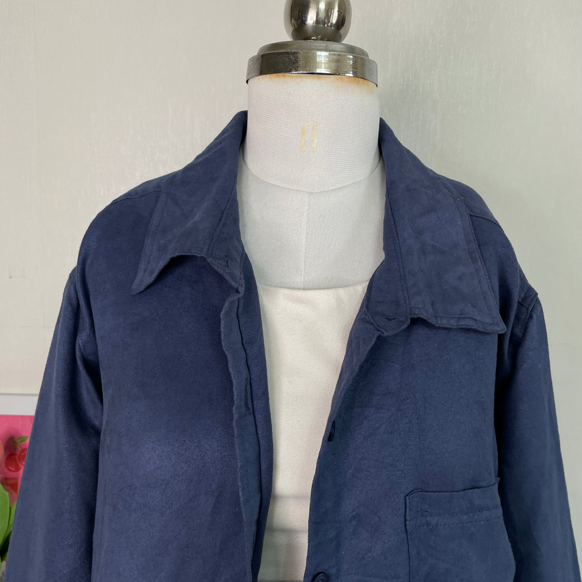 WOMAN WITHIN SUEDE SHIRT - BUST 56 – Outdated