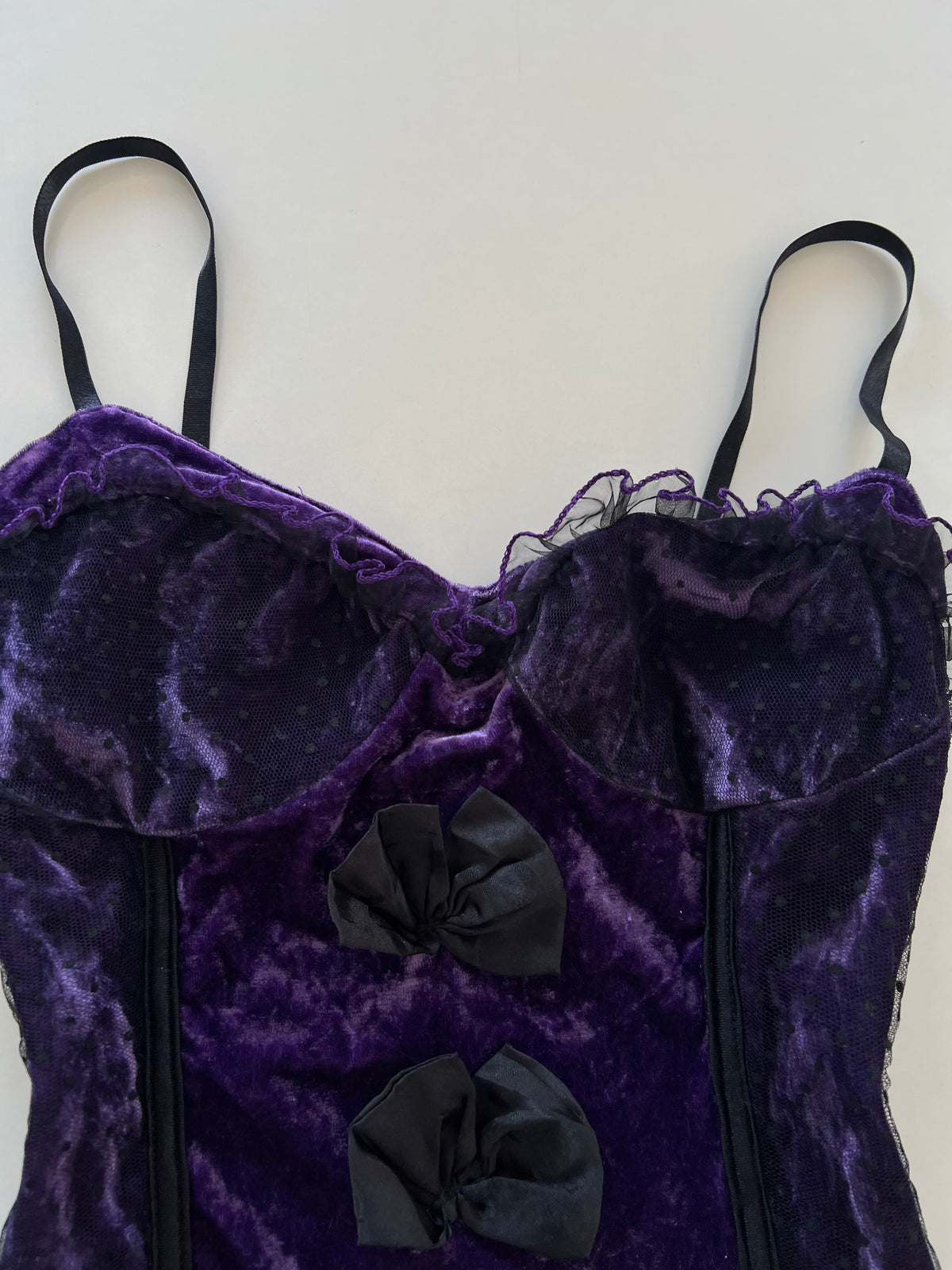 Vintage Velvet Top-Bust 36