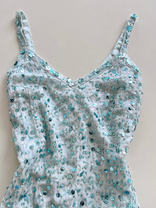 Apart Vintage Embroidered Sequin Dress-Bust 34
