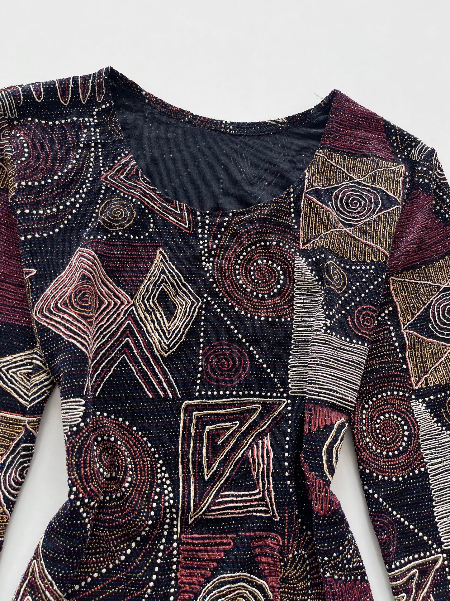 Vintage Shimmer Top-Bust 34 to 36