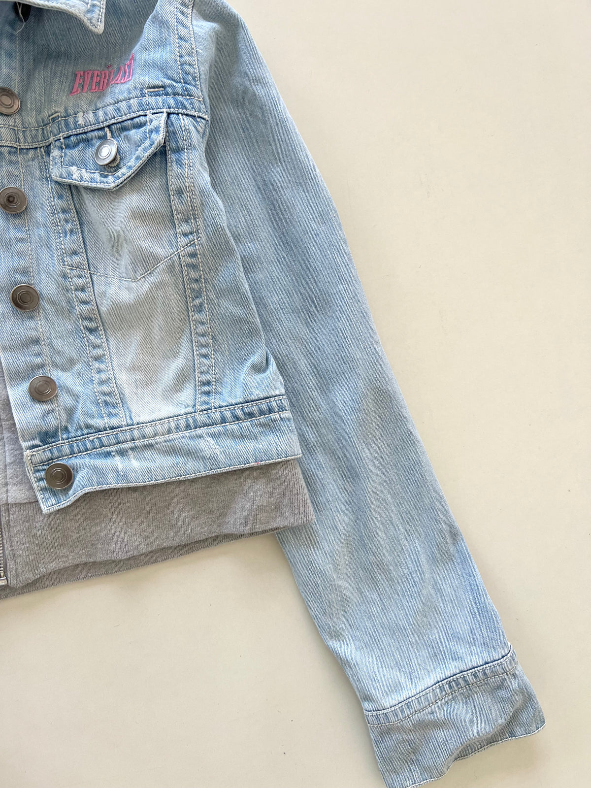 Everlast Vintage Hooded Denim Jacket-Bust 40