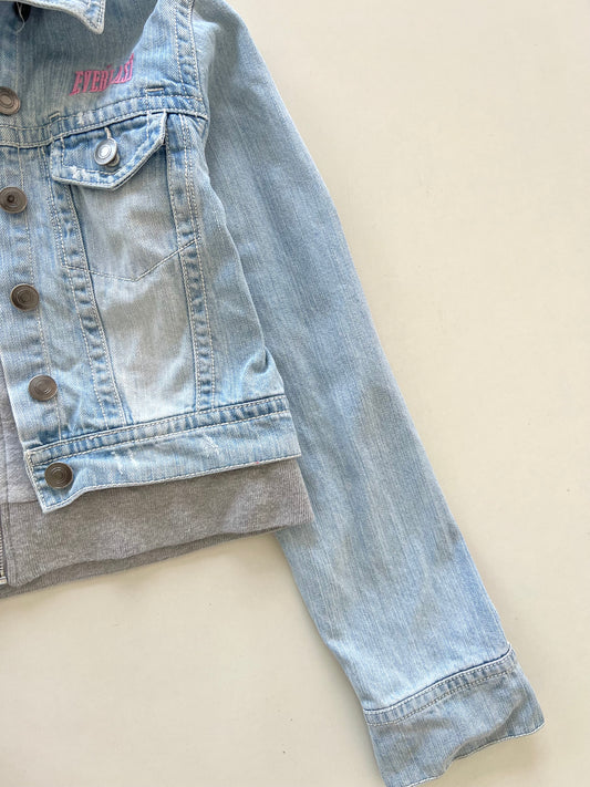Everlast Vintage Hooded Denim Jacket-Bust 40
