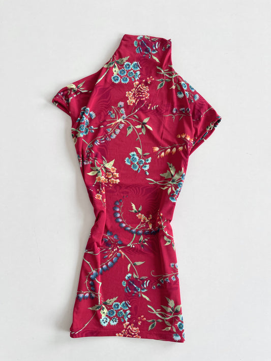 Floral Vintage Top-Bust 36 to 38