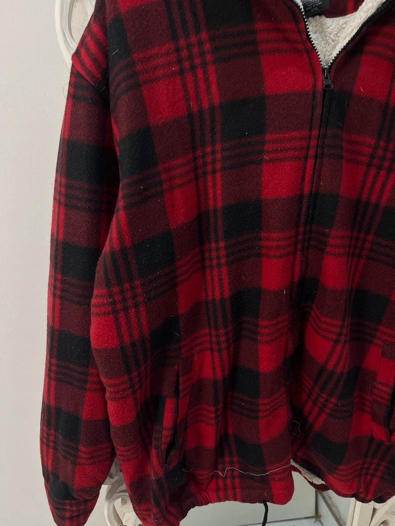 Gioberti Super Thick Inner Fleece Shacket-Chest 52