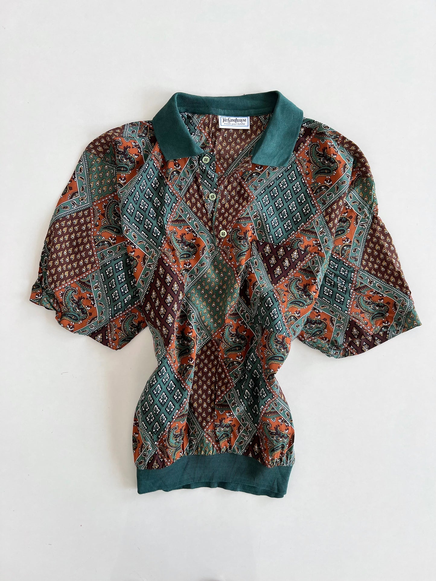 Yves Saint Laurent Pure Silk Top-Bust 48