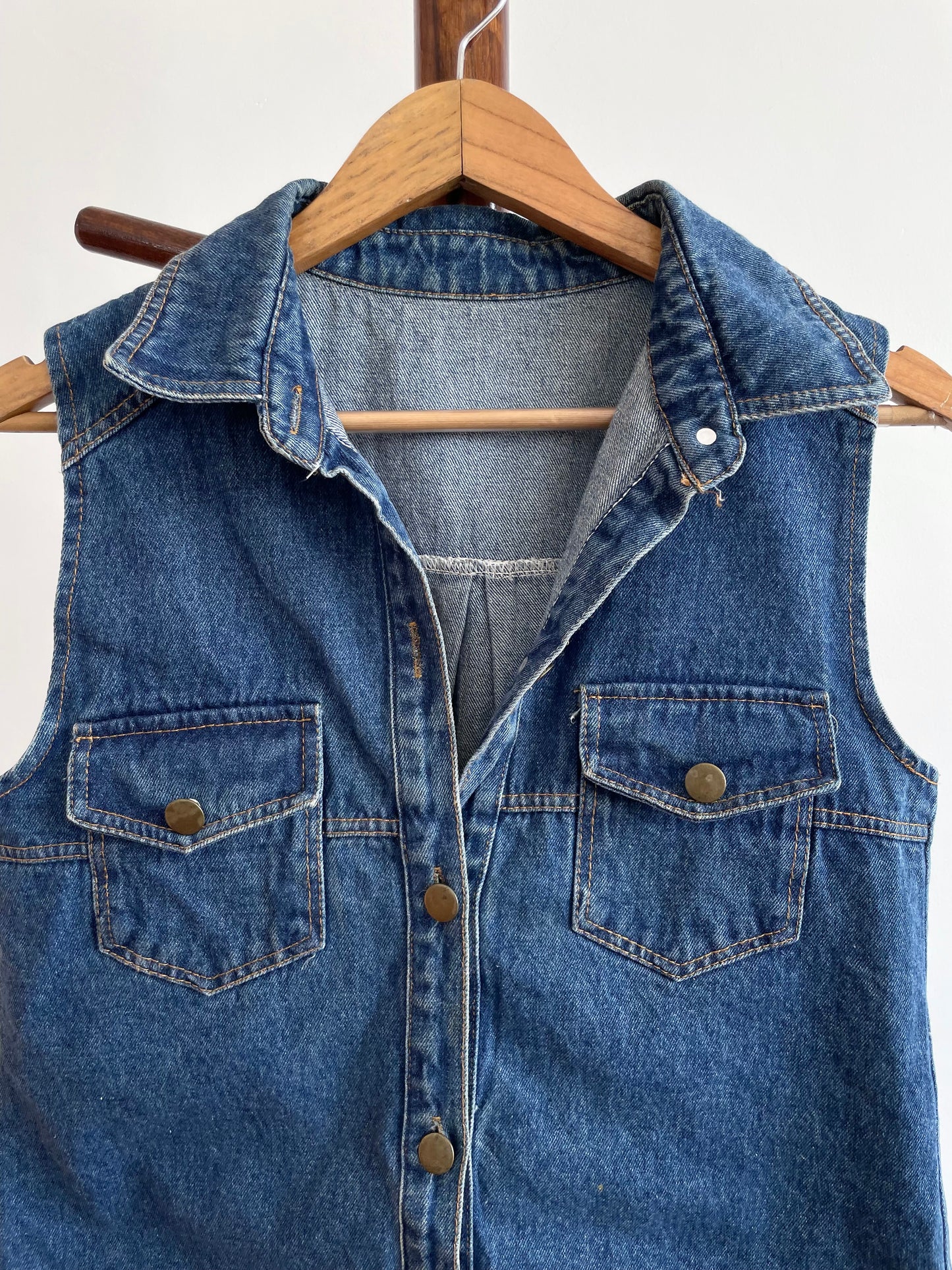 Denim Vest-Chest 34