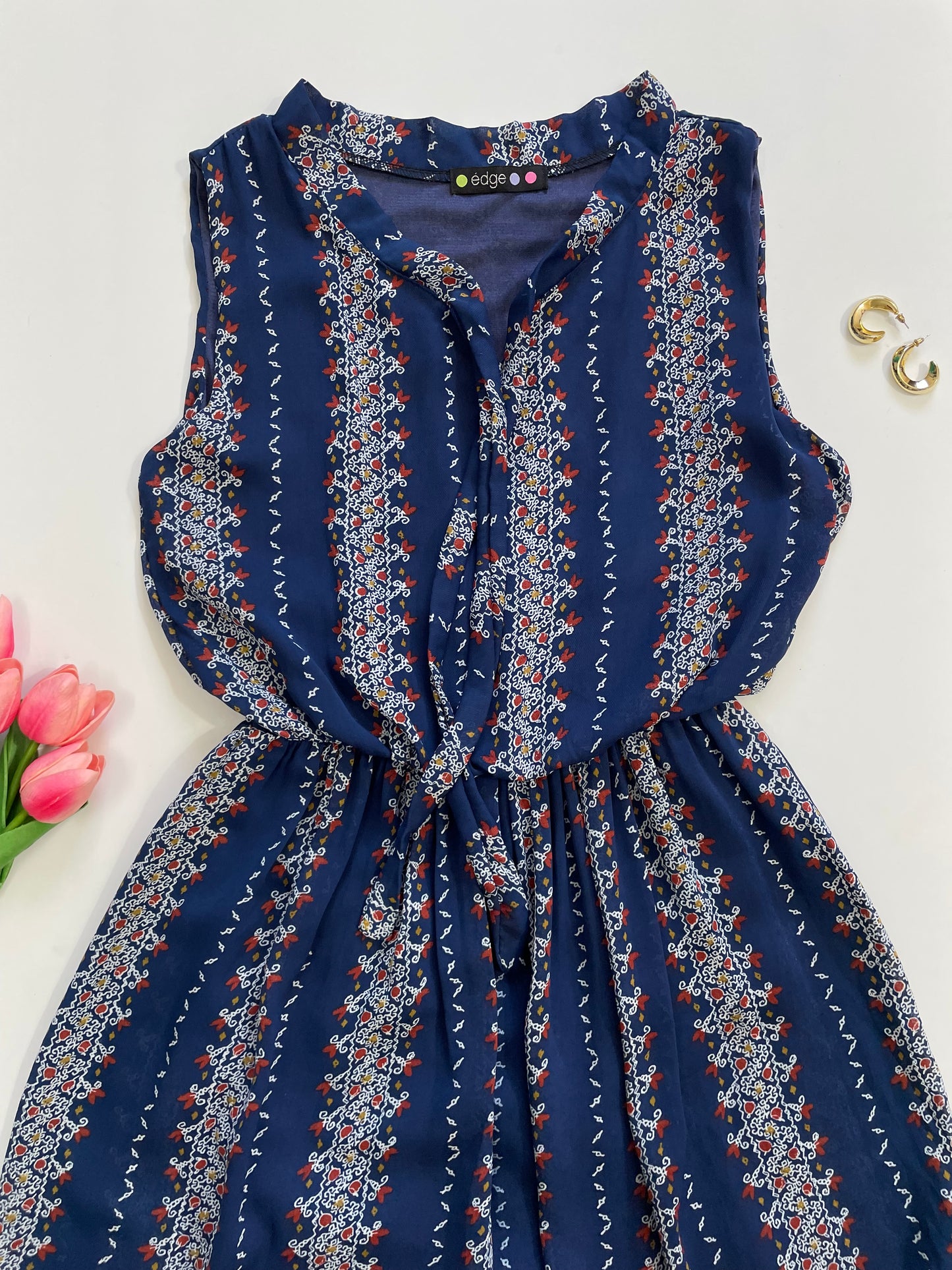 Edge Boho Dress-Bust 32